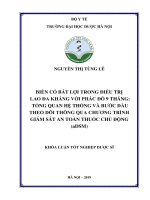 Biến cố bất lợi trong điều trị lao đa kháng với phác đồ 9 tháng: Tổng quan hệ thống và bước đầu theo dõi thông qua chương trình giám sát an toàn thuốc chủ động ( aDSM)