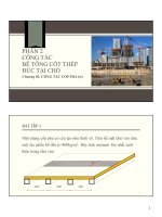 Bài tập thiết kế coppha xay dung