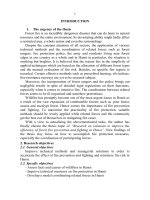 Nghiên cứu các giải pháp nâng cao hiệu quả công tác phòng cháy, chữa cháy rừng ở thành phố hà nội tt tiếng anh 