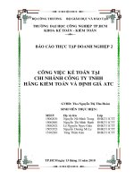 Báo cáo thực tập doanh nghiệp 2 công việc kế toán tại chi nhánh công ty tnhh hãng kiểm toán và định giá atc 