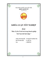 Bàn về yếu tố văn hoá trong doanh nghiệp Việt Nam thời hội nhập