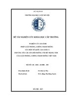 Nghiên cứu so sánh pháp luật phòng, chống tham nhũng của một số quốc gia châu á đáp ứng yêu cầu sửa đổi những vấn đề trọng tâm của luật phòng, chống tham nhũng việt nam  
