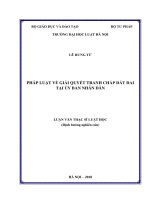 Pháp luật về giải quyết tranh chấp đất đai tại Ủy ban nhân dân