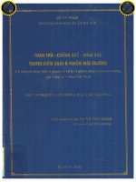 Tuân thủ - cưỡng chế - Giám sát trong kiểm soát ô nhiễm môi trường (Có xem xét thực tiễn vi phạm và xử lý vi phạm pháp luật môi truờng của Công ty Vedan Việt Nam