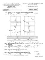 Đề thi HKI Toán 12 năm học 2018 – 2019 trường THPT Trần Phú – Hoàn Kiếm – Hà Nội