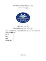 ĐỀ TÀI: ĐẠO ĐỨC NHÀ GIÁO TRONG NỀN KINH TẾ THỊ TRƯỜNG CỦA NƯỚC TA HIỆN NAY