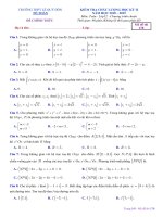 Đề thi HK2 Toán 12 năm 2018 – 2019 trường chuyên Lê Quý Đôn – Khánh Hòa