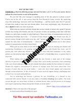 40 bài tập đọc HIỂU (300 câu) từ đề cô TRANG ANH tập 1  image marked image marked 