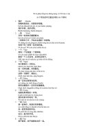 50 từ ghép tiếng hoa thông dụng và hơn 100 câu ví dụ