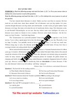 40 bài tập đọc HIỂU (260 câu) từ đề cô TRANG ANH tập 2 image marked image marked 