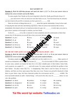 6 bài tập điền từ (30 câu) từ đề cô QUỲNH TRANG MOON  image marked image marked 