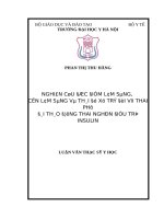 NGHIÊN cứu đặc điểm lâm SÀNG, cận lâm SÀNG và THÁI độ xử TRÍ đối với THAI PHỤ đái THÁO ĐƯỜNG THAI NGHÉN điều TRỊ INSULIN 