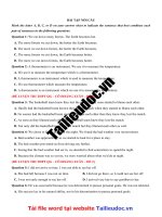 34 câu nối câu từ đề cô HOÀNG XUÂN image marked image marked 