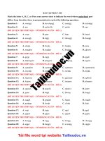 34 câu PHÁT âm từ đề cô HOÀNG XUÂN image marked image marked 