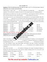 17  bài tập điền từ (85 câu) từ đề cô HOÀNG XUÂN  image marked image marked 