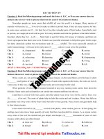 21 bài tập điền từ (105 câu) từ đề cô vũ MAI PHƯƠNG  image marked image marked 