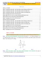 Các dạng toán GTLN – GTNN của hàm số thường gặp trong kỳ thi THPTQG
