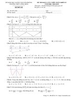  Đề thi KSCL lần 1 Toán 12 năm 2018 – 2019 trường THPT Cộng Hiền – Hải Phòng