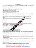 34 câu nối câu từ đề THẦY PHẠM TRỌNG HIẾU  HOCMAI  image marked image marked 