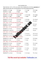 88 câu PHÁT âm từ đề cô NGUYỄN PHƯƠNG   image marked image marked 