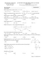 Đề thi môn Toán THPT Quốc gia 2018 của Bộ GDĐT mã đề 106