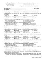 Đề thi môn Địa lý THPT Quốc gia 2018 của Bộ GDĐT mã đề 303