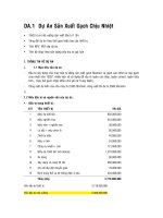 thành lập dự án sản xuất gạch chịu nhiệt