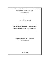 Bảo đảm nguyên tắc tranh tụng trong xét xử các vụ án hình sự