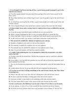 Bài tập câu đồng nghĩa tiếng Anh