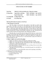 Thiết kế và chế tạo hệ thống cân và đóng bao tự động