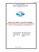 BÁO CÁO THỰC TẬP TỐT NGHIỆP NHÂN VIÊN BUFFET TẠI NHÀ HÀNG ARAPANG THUỘC CÔNG TY CỔ PHẦN DỊCH VỤ CÁP TREO BÀ NÀ