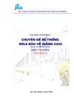 giáo trình thí nghiệm rơ le nâng cao