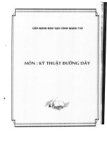 kĩ thuật đường dây truyền tải điện