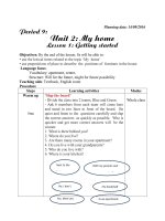 GIÁO ÁN  ANH 6  UNIT 2  MỚI ( 3 CỘT )