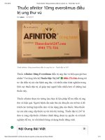 Thuốc afinitor 10mg everolimus - Thuốc đặc trị 247