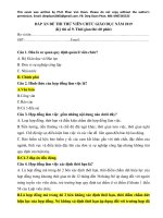 ĐÁP án đề THI THỬ VIÊN CHỨC GIÁO dục năm 2019 kỳ số 9, NGÀY 07 07 2019 