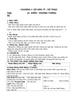 Giáo án toán 7 phát triển năng lực 3 cột