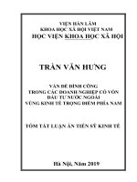 Vấn đề đình công trong các doanh nghiệp có vốn đầu tư nước ngoài vùng kinh tế trọng điểm phía nam tt