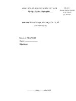 Phương án CNCH nhà nghỉ của cơ sở theo Nghị định 832017NĐCP