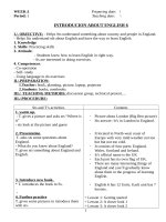 Giáo án anh 6 phát triển năng lực