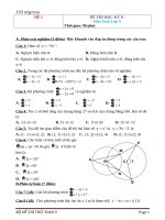 BỘ đề THI THỬ TOÁN 9 lên 10 có đáp án
