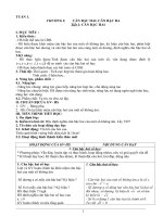 Giáo án toán 7 phát triển năng lực