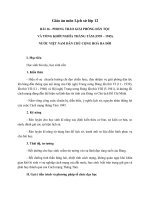 Giáo án Lịch sử 12 bài 16: Phong trào giải phóng dân tộc và Tổng khởi nghĩa tháng tám (1939 1945). Nước Việt Nam Dân Chủ Cộng Hòa ra đời