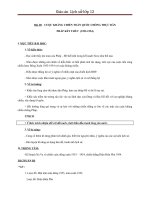 Giáo án Lịch sử 12 bài 20: Cuộc kháng chiến toàn quốc chống thực dân Pháp kết thúc (1953  1954)