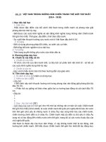 Giáo án Lịch sử 11 bài 24: Việt Nam trong những năm chiến tranh thế giới thứ nhất (1914  1918)