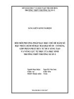 SKKN   đổi mới phương pháp dạy học chủ đề hàm số bậc nhất, hàm số bậc hai (đại số 10 – cơ bản), góp phần phát huy tư duy sáng tạo và năng lực tự học của học sinh image marked 