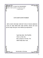 SKKN   rèn luyện cho học sinh kỹ năng sử dụng khoảng cách từ 1 điểm đến 1 đường thẳng để giải quyết một số dạng toán hình tọa độ phẳng image marked 