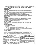 Giáo án Lịch sử 10 bài 10: Thời kỳ hình thành và phát triển của chế độ phong kiến ở Tây Âu (Từ thế kỷ V đến thế kỷ XIV)