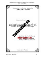 SKKN   kinh nghiệm hướng dẫn học sinh giải một số dạng bài toán về tính đơn điệu của hàm số theo hình thức thi trắc nghiệm image marked 