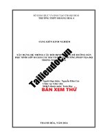 SKKN   xây dựng hệ thống câu hỏi định hướng để hướng dẫn học sinh lớp 10 giải các bài toán về phương pháp tọa độ trong mặt phẳng image marked 